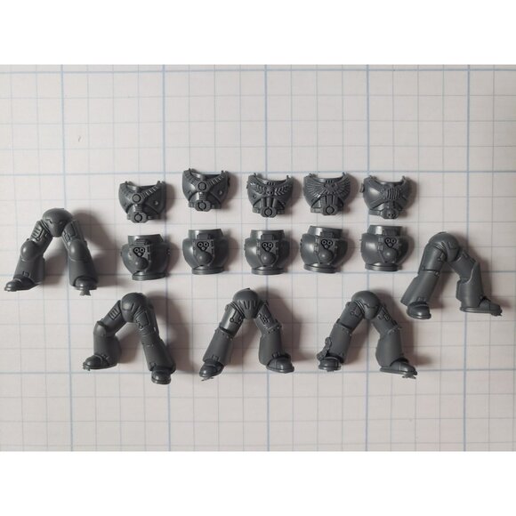 Games Workshop Other - Warhammer 40k Space Marine Bits NTS Tactical Squad Legs & Torso x5 Set B